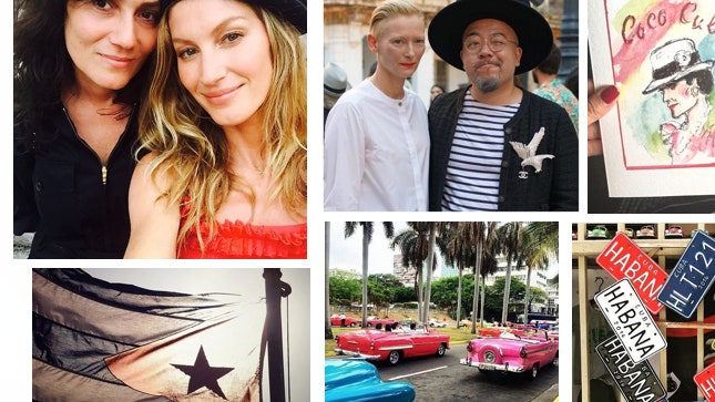 Chanel Cruise Cuba нашумевший показ в фотографиях из инстаграма