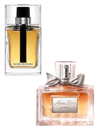 Dior ароматы Miss Dior и Dior Homme. Мисс Диор пахнет просто но весело  розами и жасминами с легкими нотками бергамота....