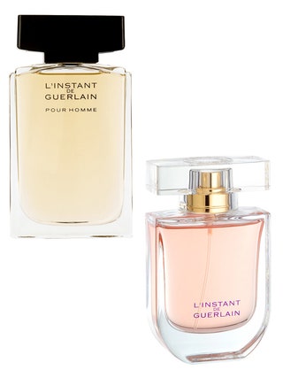 Guerlain ароматы L'Instant de Guerlain и  L'Instant de Guerlain pour Homme. В мужском аромате пряные ноты чая...
