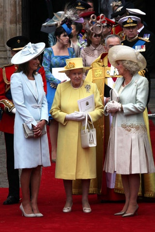 Кэрол Миддлтон королева Елизавета II и герцогиня Камилла