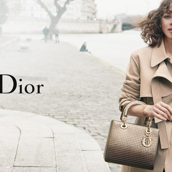 Парижские зарисовки: Марион Котийяр в рекламной кампании Lady Dior