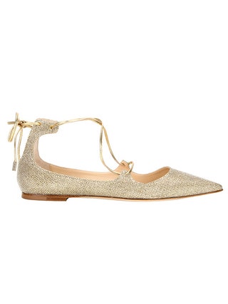 Jimmy Choo туфли  из текстиля и кожи  35 640 руб.