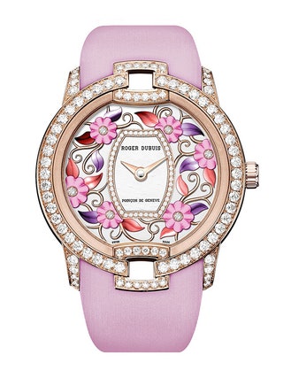 Roger Dubuis Blossom Velvet  желтое золото бриллианты цена по запросу.