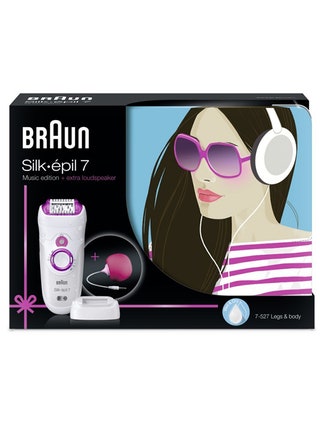Braun подарочный набор Braun SilkEpil 9 с радио для душа.