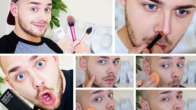 makeupisgenderless мужской макияж — новый бьютитренд
