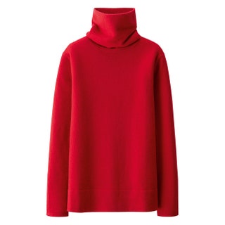 Хлопковая водолазка 999 руб. Uniqlo