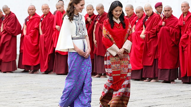 Кейт Миддлтон и принц Уильям прибыли в Бутан
