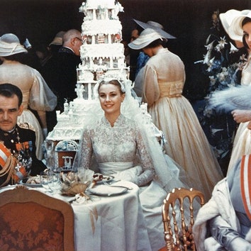 60 лет: редкие архивные фотографии со свадьбы Грейс Келли и князя Ренье