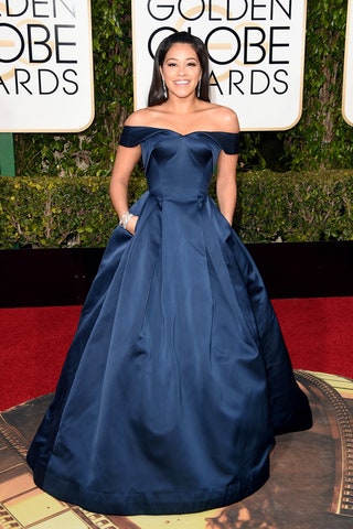 Джина Родригес в Zac Posen.