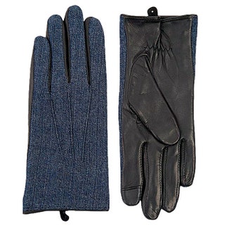 Перчатки из денима и кожи 3888 руб. Echo Touch.