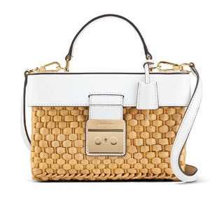 Сумка из кожи и рафии 33 100 руб. MICHAEL Michael Kors.