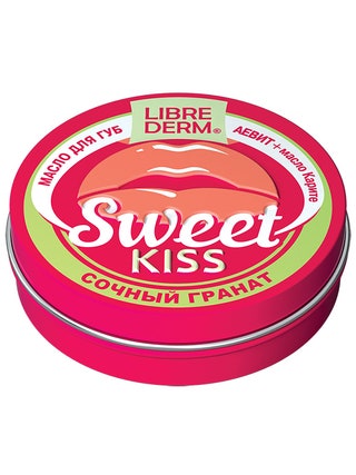 Librederm масло для губ Sweet Kiss с ароматом сочного граната от 280 руб.