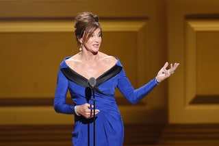 Кейтлин Дженнер на церемонии вручения юбилейной 25й премии Glamour Women Of The Year в НьюЙорке