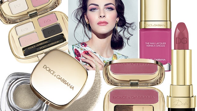 Rosa Look весенняя коллекция макияжа Dolce  Gabbana