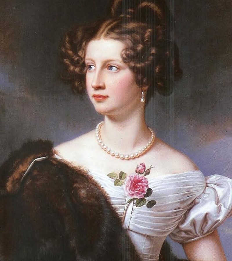 Баронесса Амалия фон Крюденер художник — Иозеф Штилер 1828 г.