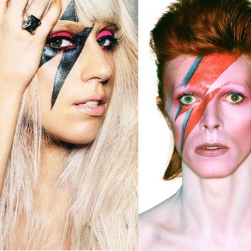 Звездный путь: Леди Гага сделала татуировку с портретом Дэвида Боуи