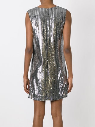 Платье из шелка с пайетками 168 607 руб.  Saint Laurent