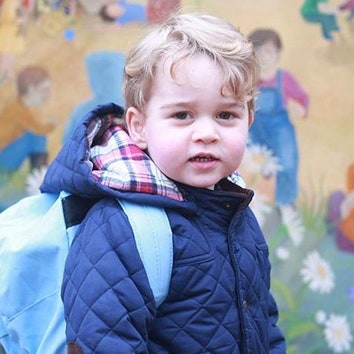 В первый раз: принц Джордж впервые пошел в детский сад