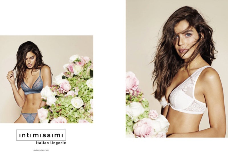 Шломит Малка в рекламной кампании Intimissimi
