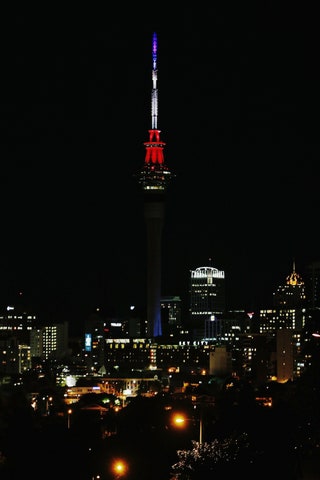 Sky Tower Окленд Новая Зеландия