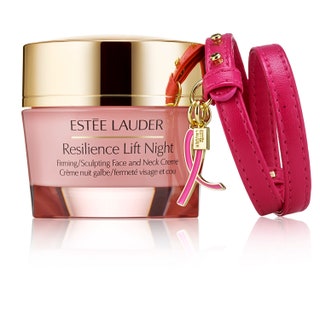 Ночной лифтинговый крем повышающий упругость кожи лица и шеи в комплекте с розовым браслетом Estee Lauder 6900 руб.