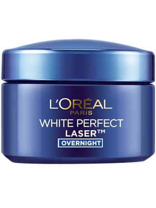 L'Oral Paris крем для лица White Perfect Laser Overnight Cream.