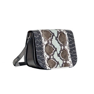 Сумка из кожи и кожи питона  115 500 руб. Lancel.
