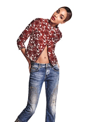 Джордан Данн в рекламной кампании Denim World.