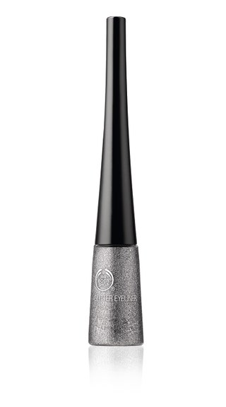 Серебристая подводка для глаз Silver Glitter Eyeliner The Body Shop