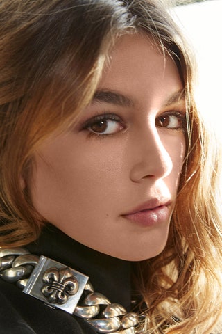 Кайя Гербер для Chrome Hearts.