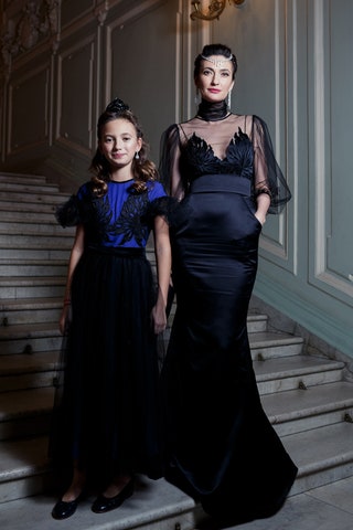 Снежана Георгиева с дочкой Софией.