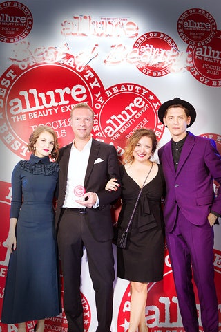 Екатерина Данилова  Денис Мартин  издатель Allure Виктория Бухаркина и Влад Лисовец.