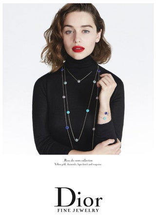Эмилия Кларк для Dior Fine Jewelry.