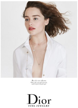 Эмилия Кларк для Dior Fine Jewelry.
