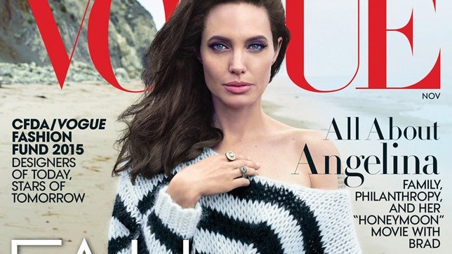 Анджелина Джоли дала интервью американскому Vogue