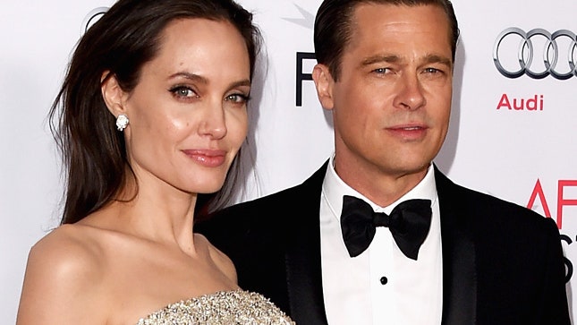 AFI Fest 2015 Анджелина Джоли и Брэд Питт на премьере «Лазурного берега» в Голливуде