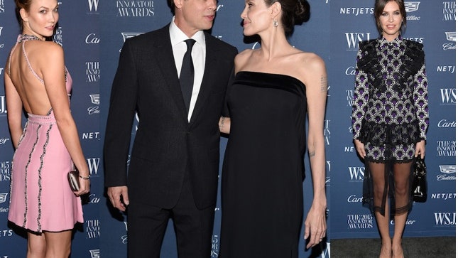 Innovator of the Year 2015 Анджелина Джоли и Брэд Питт на церемонии в НьюЙорке