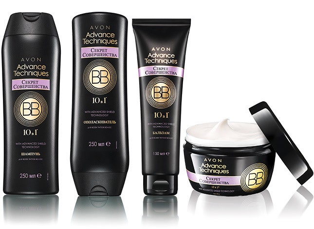 Великолепная четверка премиальная линия ВВсредств для волос от Avon