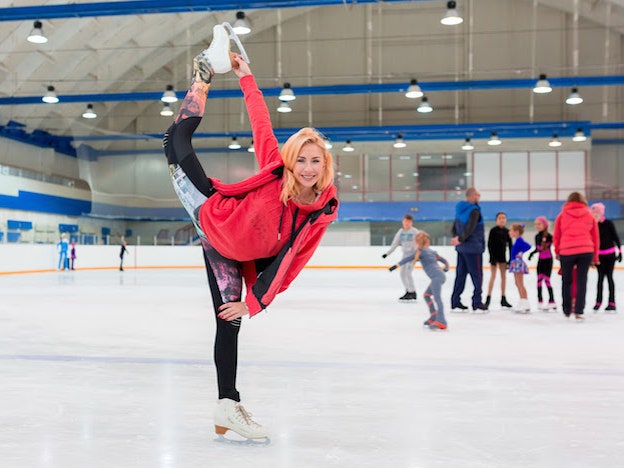«Стань человеком со звездами 2»: тренировка Ice Fitness с Reebok в комплексе «Крылатское»