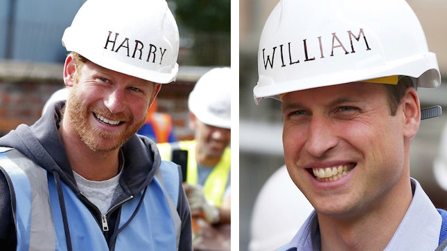 Я б в строители пошел принцы Уильям и Гарри ремонтируют дома