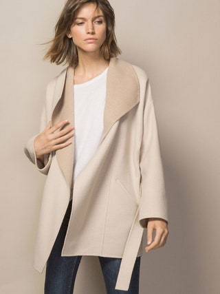 Massimo Dutti двухцветное пальто 13 990 руб.