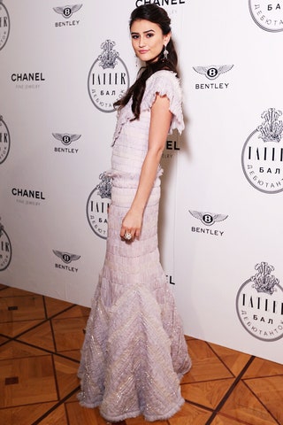 Каролина Сафина в платье Chanel Couture