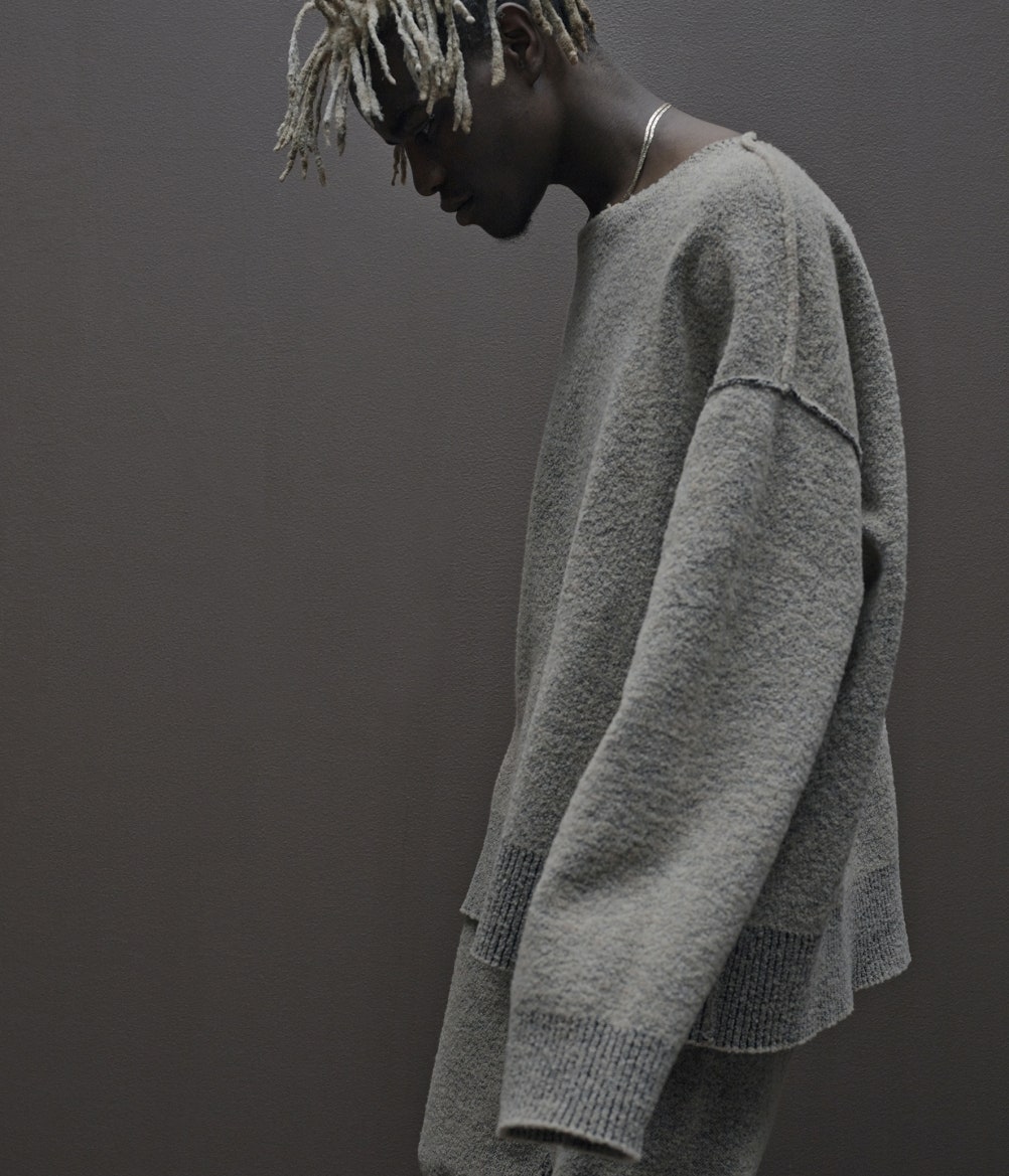 yeezy season 1 boucle sweater