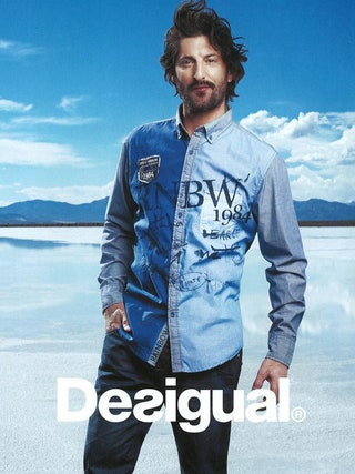 Тони Уорд для Desigual.