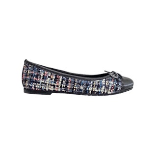 Балетки из кожи и хлопка 6700 руб. Tosca Blu.