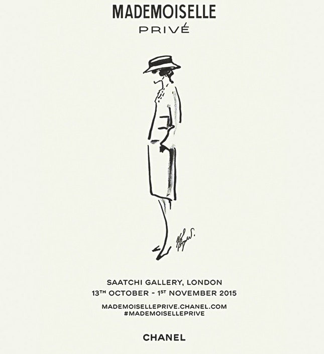 Mademoiselle Priv первые тизеры выставкиретроспективы Chanel в Лондоне