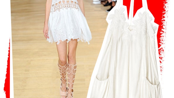 Модные белые кружевные платья от HM Topshop Zara Isabel Marant Chlo Valentino |Allure