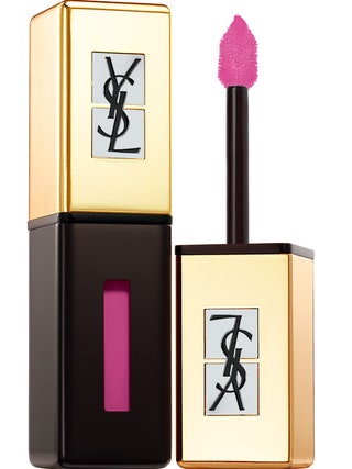 Лак для губ Rouge Pur Couture Vernis à Lèvres 211 Rose Cascade YSL.