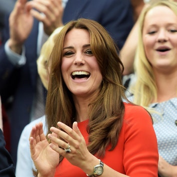 Уимблдон 2015: Кейт Миддлтон, принц Уильям и Дэвид Бекхэм на теннисном турнире в Лондоне
