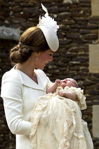 Герцогиня Кейт и принцесса Шарлотта.